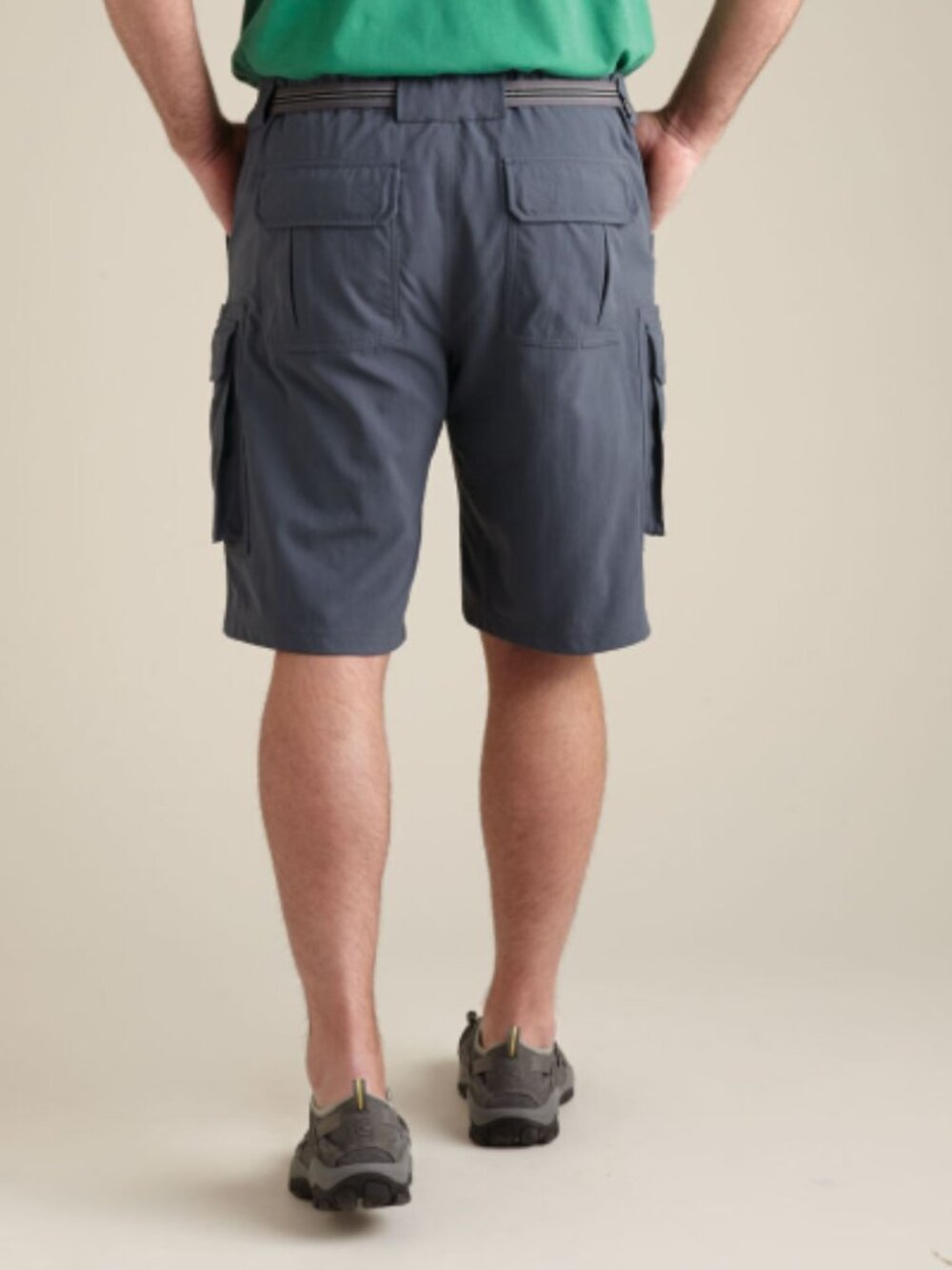 Duluth Trading Co Dry on the Fly 11'' Gray Cargo Shorts (Large) - Picture 2 of 9
